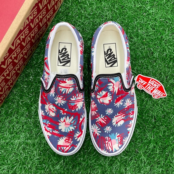 Vans Classic Slip On Vans Crew Floral - Picture 5 of 7